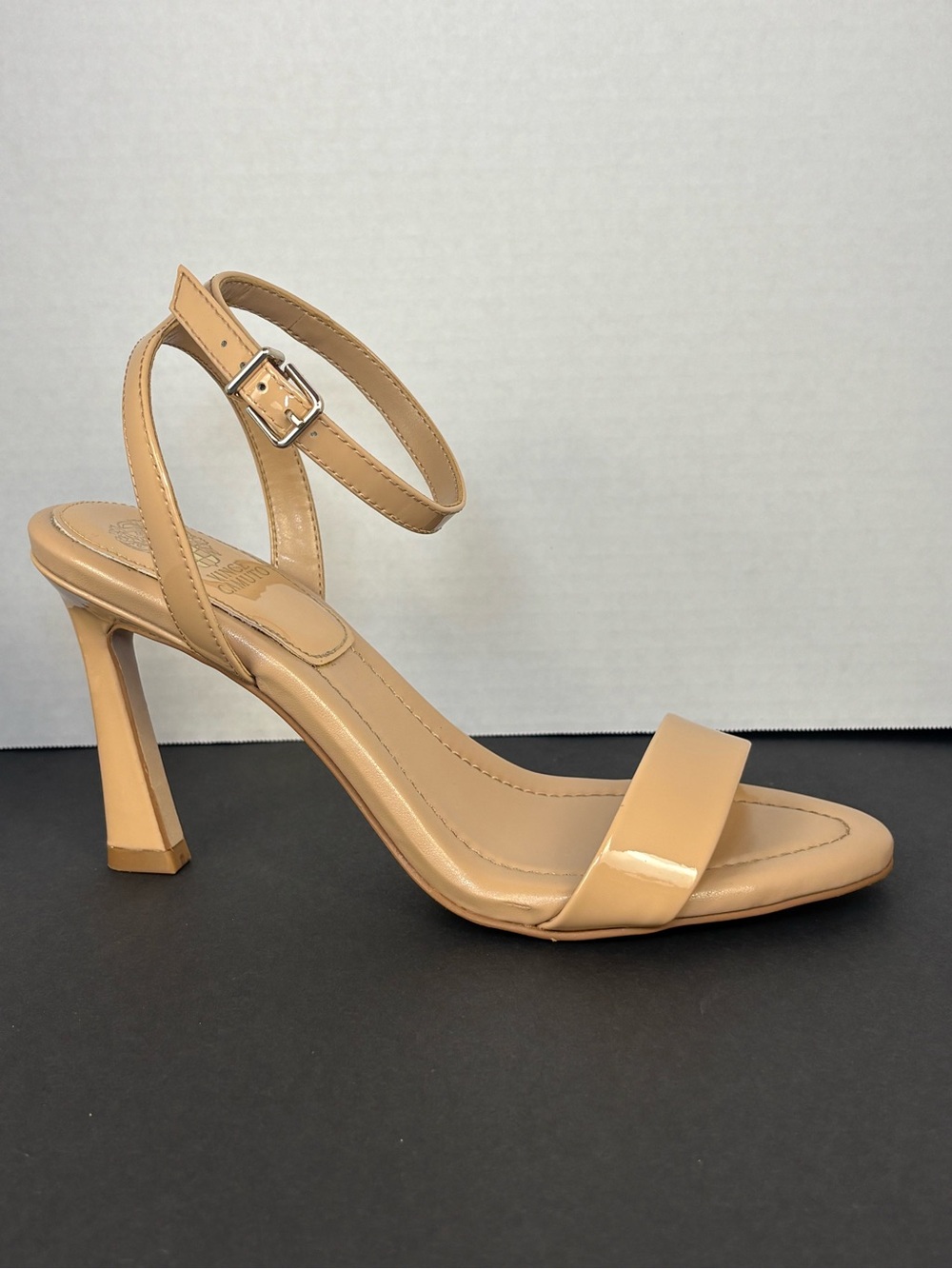 Beige Heels Straps Ankle Heels Size 8